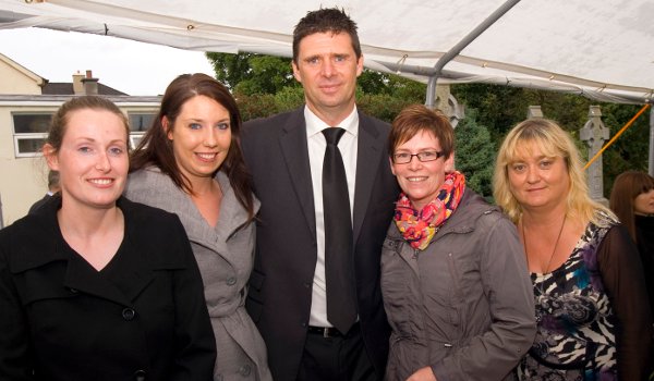Niall Quinn was present at the funeral