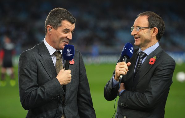 Roy Keane and Martin O'Neill on duty for ITV in Spain last week