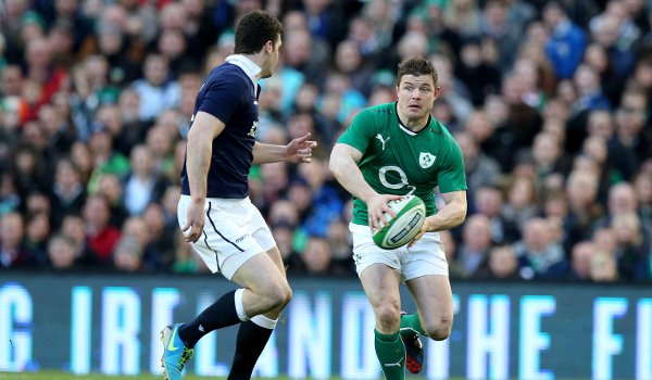 Brian O'Driscoll during Ireland's Six Nations game against Scotland