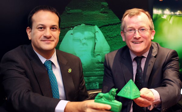 Pharaoh play lads... 'brand Ireland' in all its glory