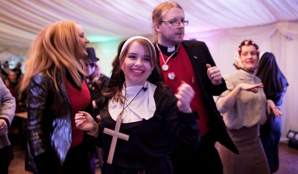 Tedfest fans get into the disco swing (Photo: Adam Patterson)