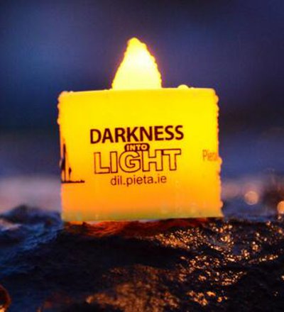 Darkness into Light candle-f