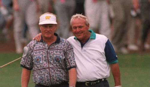 Jack Nicklaus and Arnold Palmer.