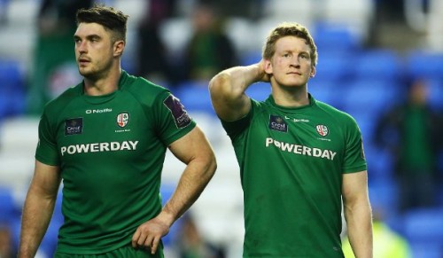 It was a disappointing Sunday evening for London Irish.  Photo: INPHO.
