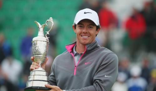 Rory McIlroy at the 2014 British Open.