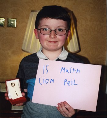 Thomas Guilfoyle, 9. from Oldham shares his favourite phrase