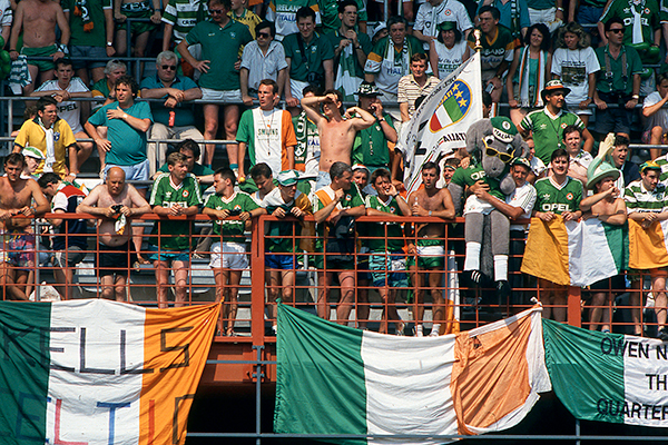 Ireland fans in the Stadio Luigi Ferraris