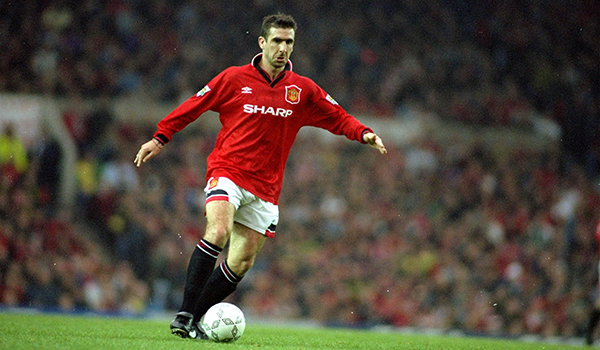 Eric Cantona of Manchester United