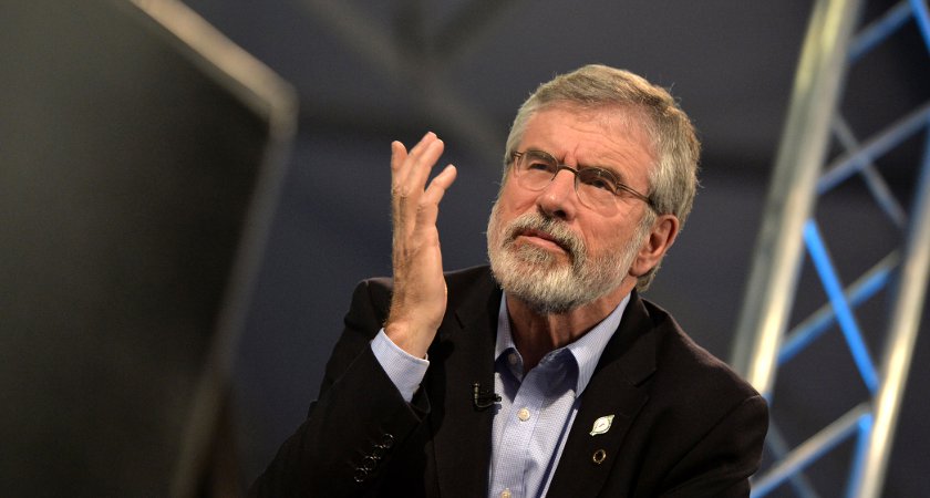 The Sinn Fein leader Gerry Adams is also using Brexit to renew calls for a united Ireland (Picture: Getty Images)
