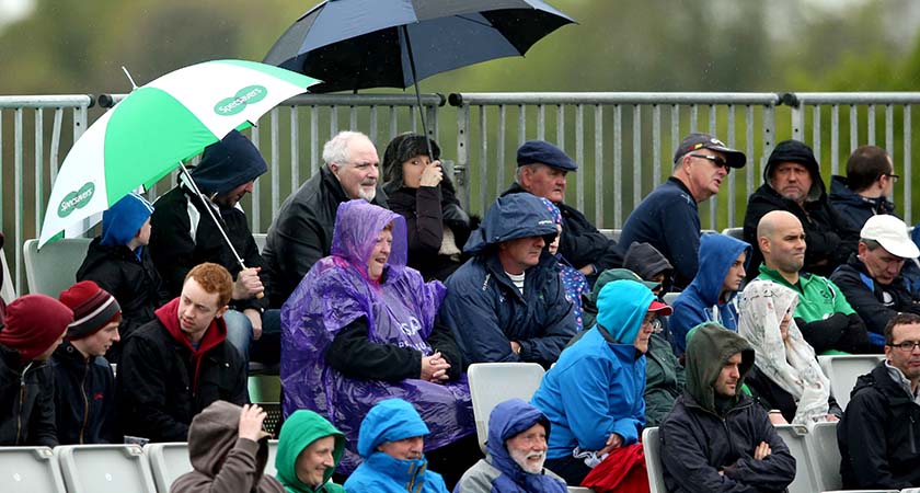 Come rain or shine, Ireland cricket fans are a dedicated bunch