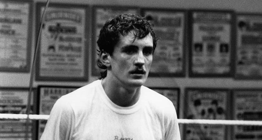 The Irish boxer Barry McGuigan in training. Original Publication: People Disc - HU0448 (Photo by Express Newspapers/Getty Images)