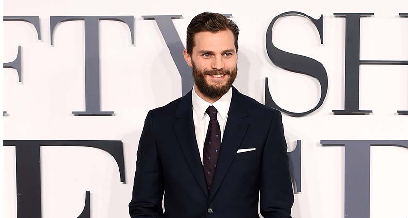 LONDON, ENGLAND - FEBRUARY 12:  Jamie Dornan attends the UK Premiere of "Fifty Shades Of Grey" at Odeon Leicester Square on February 12, 2015 in London, England.  (Photo by Ian Gavan/Getty Images)