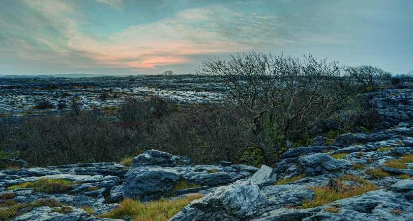 Winter solstice day, Burren National Park. taken from This is the Burren by Carsten Krieger, published by The Collins Press, 2015