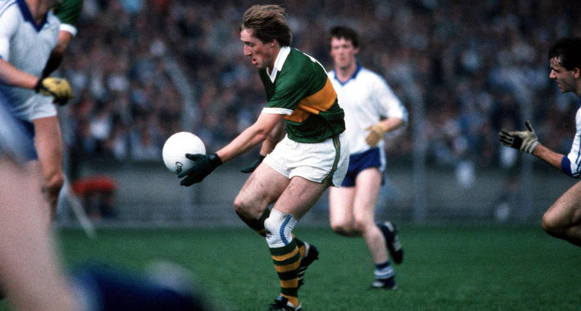 Spillane in action for Kerry against Monaghan in 1985 [Picture: Inpho]