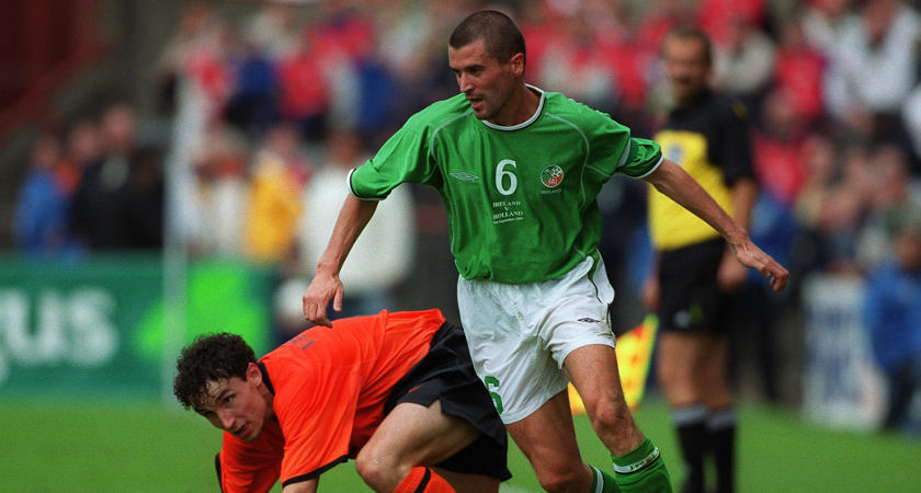 Roy Keane's performance against Holland in 2001 is one of the greatest ever in a green shirt [Picture: Inpho]