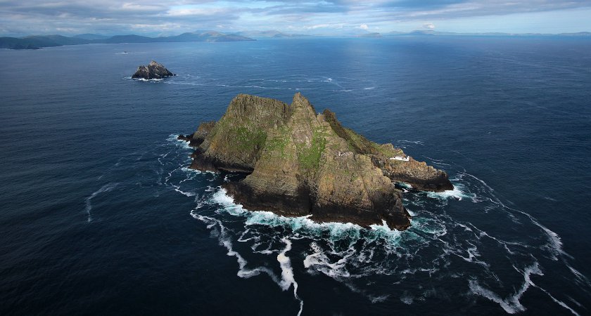 Aerial view of Skellig Michael. Photo: Tourism Ireland/Valerie O'Sullivan©