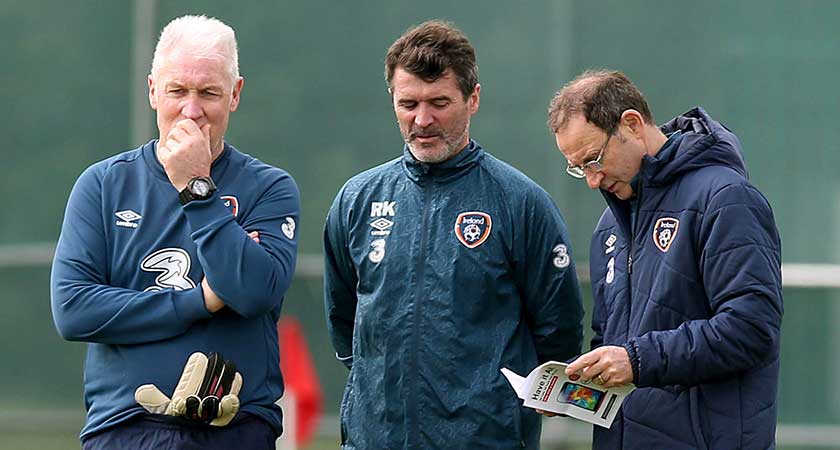 Seamus McDonagh, left, is now part of Ireland's coaching set-up (Picture: Inpho.ie)