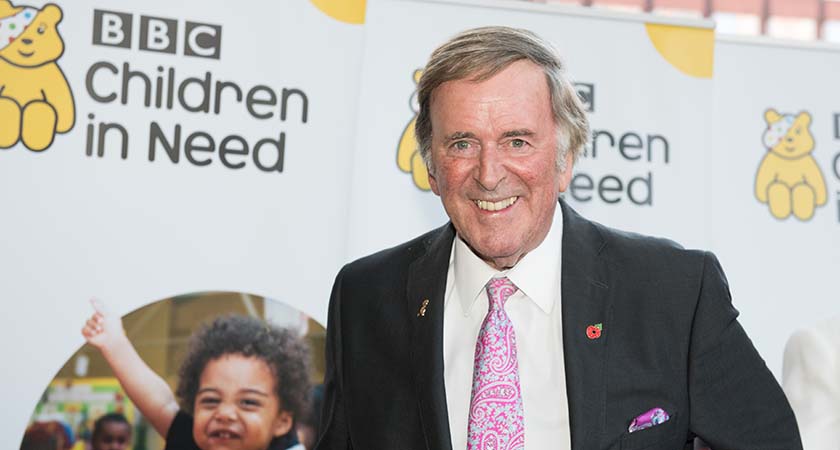 LONDON, UNITED KINGDOM - NOVEMBER 01: Sir Terry Wogan arrives for Terry Wogan's Gala Lunch for Children In Need at the Landmark Hotel on November 01, 2015 in London, England.  (Photo by Nicky J. Sims/Getty Images)