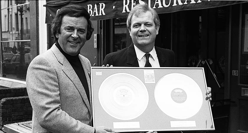 Terry Wogan and Brendan Shine, London, 1987