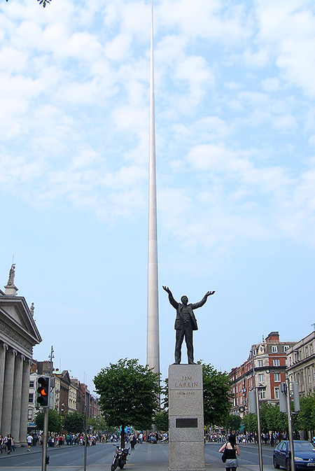 Today The Spire of Dublin stands on the pillar's site. (Picutre: WikiCommons)