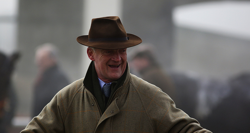 KILKENNY, IRELAND - JANUARY 22: Willie Mullins poses at Gowran Park racecourse on January 22, 2015 in Kilkenny, Ireland. (Photo by Alan Crowhurst/Getty Images)