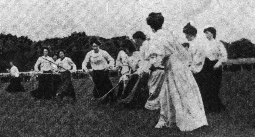 Action shots from a 1924 Ladies Hurling Match at Nenagh, as published by the Cork Weekly Examiner. Taken from 'The GAA & Revolution in Ireland 1913–1923', edited by Gearóid Ó Tuathaigh, published by The Collins Press (2015)