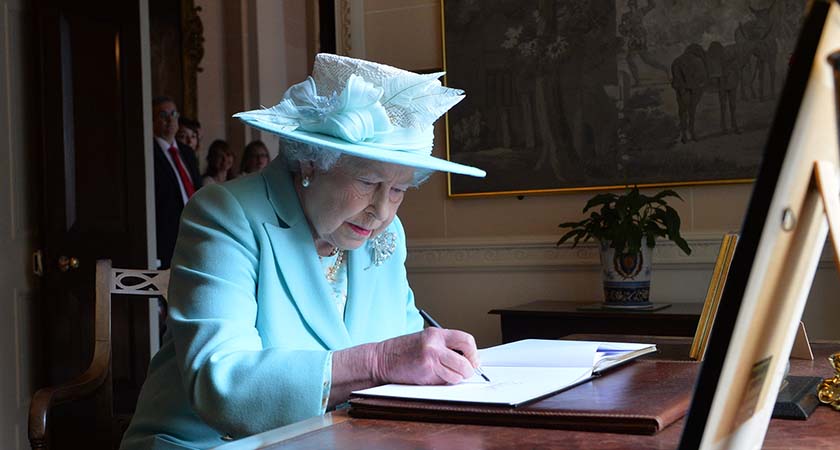 Queen Elizabeth II replied to Reese's letter through a secretary. (Picture: Getty Images)
