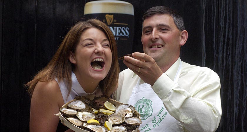 Taking oysters very seriously in Galway. Picture: Photocall Ireland 