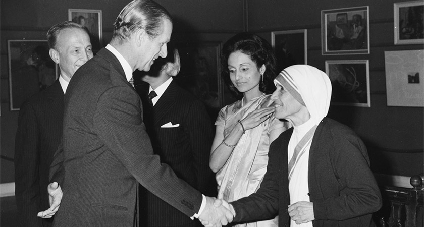 With Prince Philip, 1973 [Via: Getty]
