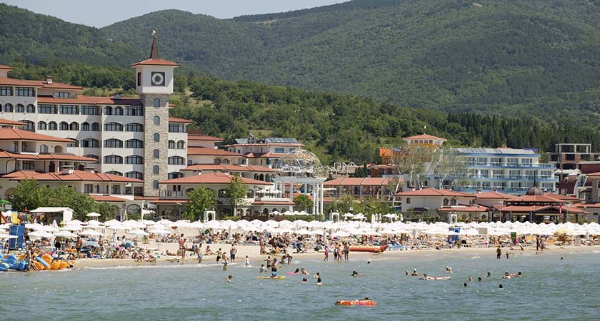 Sunny Beach in Bulgaria was voted the cheapest in Europe at £58.22 per night. (Source: iStockPhoto) 