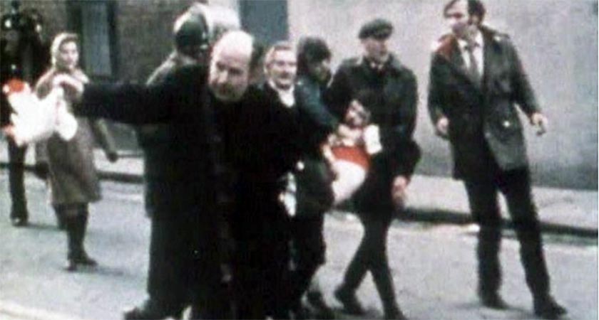 Father Daly in 1972 (Picture: BBC Still)