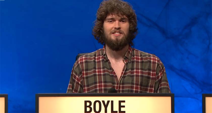 Joe Boyle was captaining the University of Edinburgh team. (Source: BBC) 