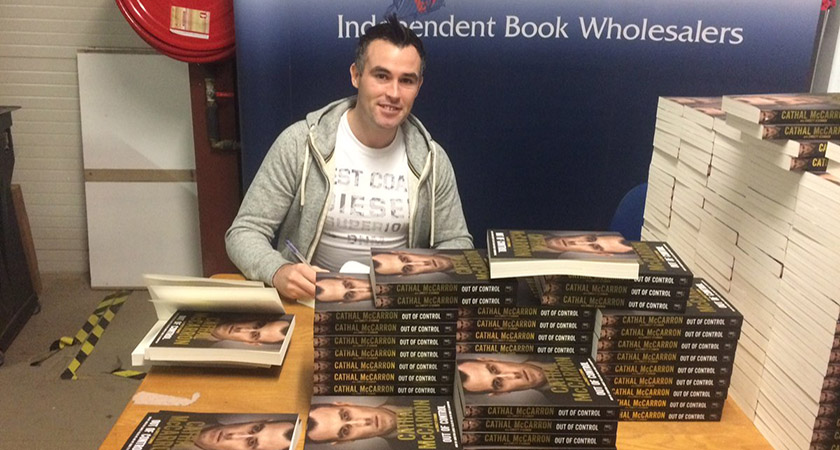 McCarron at a book signing in Dublin [Picture: Twitter]
