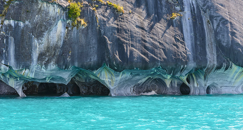 Marble Caves of Lake General Carrera in Chile [Picture: iStock]
