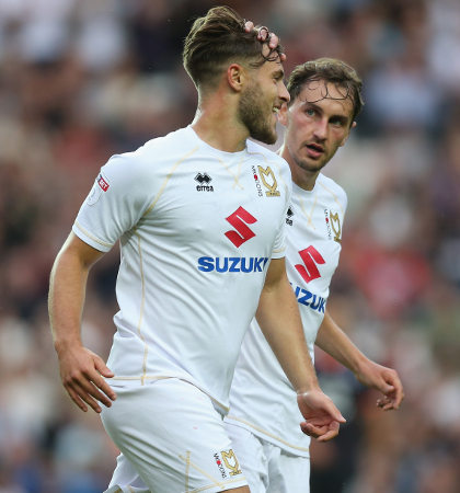 MK Dons now play in white [Picture: Getty]