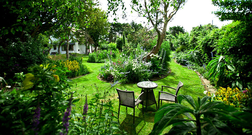 The cottage gardens