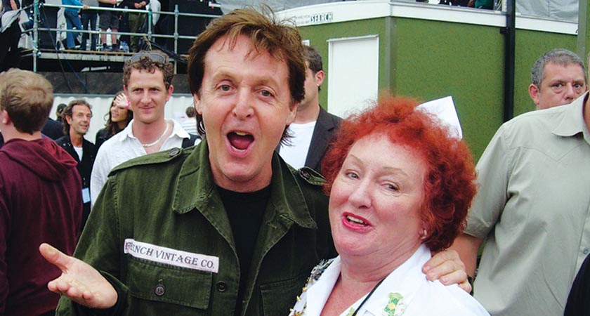 Rita and Paul McCartney