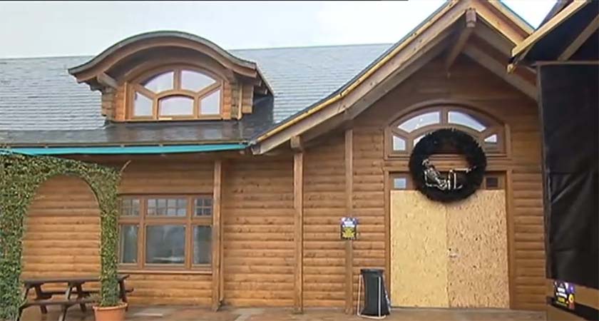 The House of Horrors remains closed as the rest of Tayto Park. (Picture: Nine O'Clock News/RTÉ)