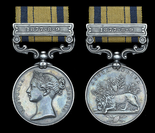 Michael Minehan's Zulu War medal [Picture: Dix Noonan Webb]