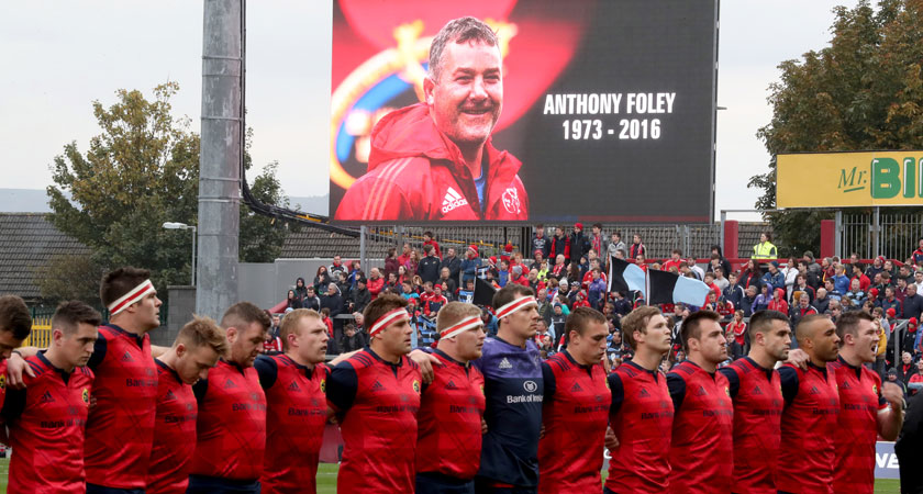 The death of Anthony Foley shocked the rugby world (Image: ©INPHO/Dan Sheridan)