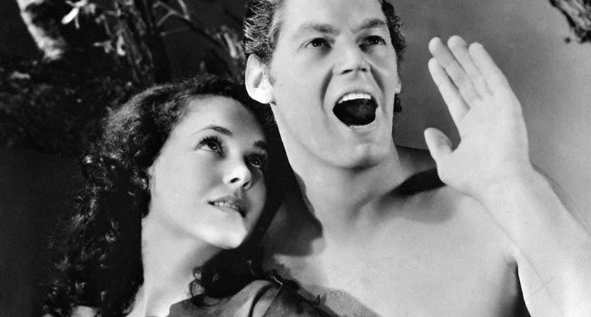  Maureen O'Sullivan in the role of Jane and Johnny Weissmuller playing Tarzan. (Picture: OFF/AFP/Getty Images)