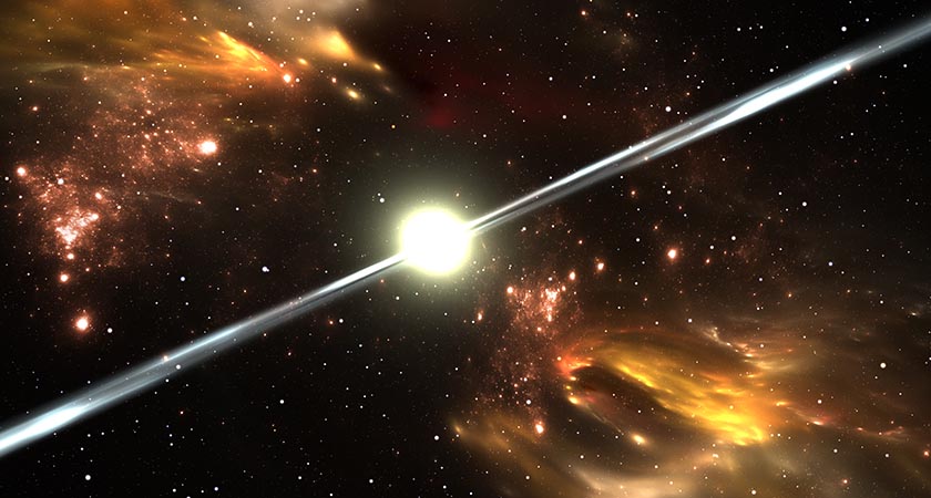 A pulsar, first discovered by Armagh woman Susan Bell Burnell [Picture: iStock]