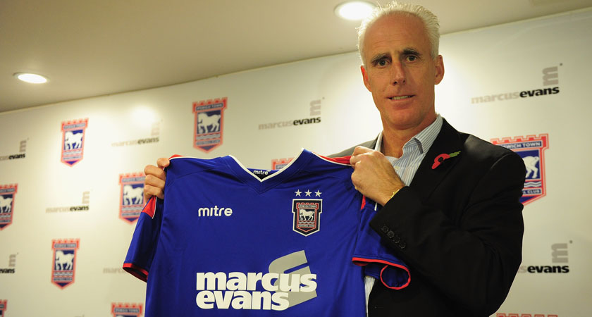 Ipswich were bottom of the Championship when McCarthy took over in November 2012 (Image: Getty)