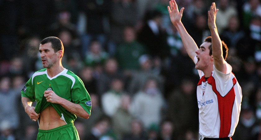 It was an inauspicious Celtic debut for Roy Keane (Image: Getty)