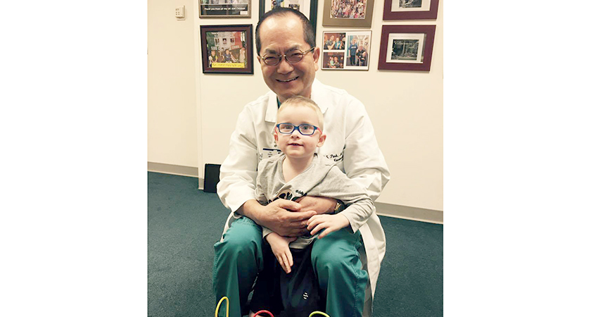 Cavan with paediatric neurosurgeon Dr Park