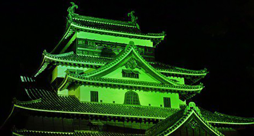 An artist's impression of what a 'greened' Matsue Castle may look like. Picture: Tourism Ireland