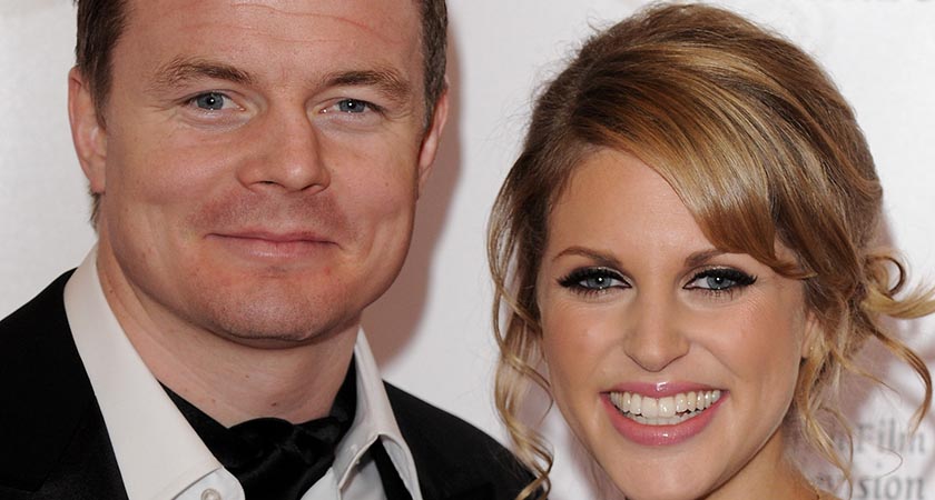 Brian O'Driscoll and Amy Huberman (Photo by Eamonn McCormack/Getty Images)