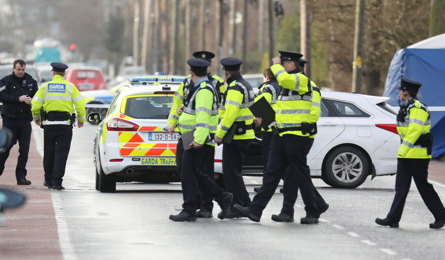 Two gardai in hospital after patrol car is rammed during pursuit in ...