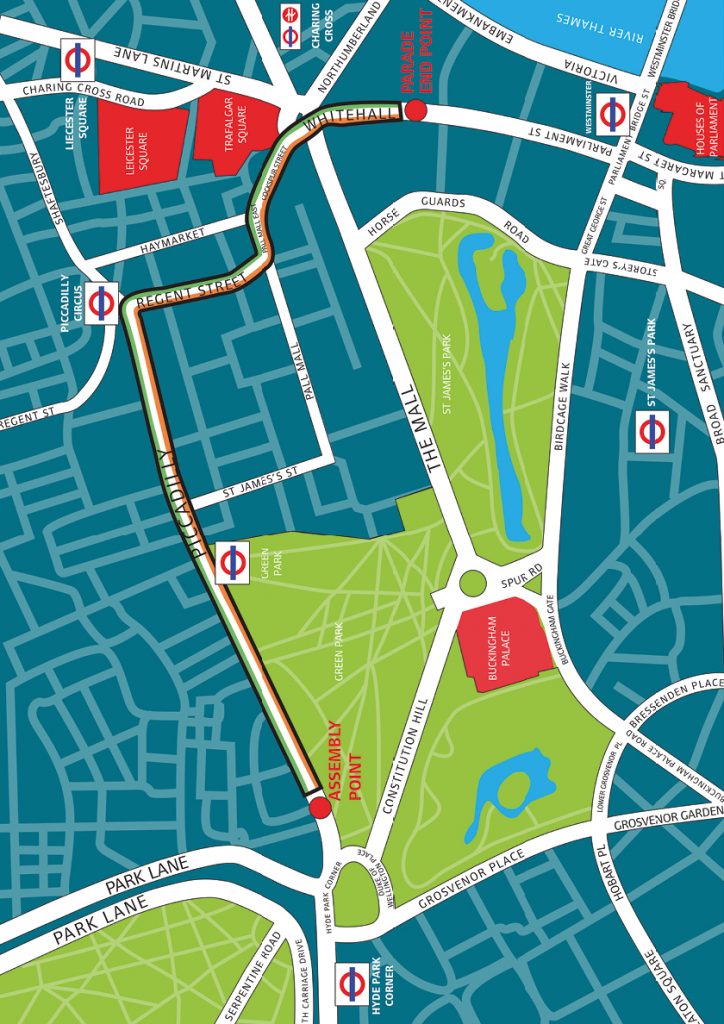 Parade Route Map