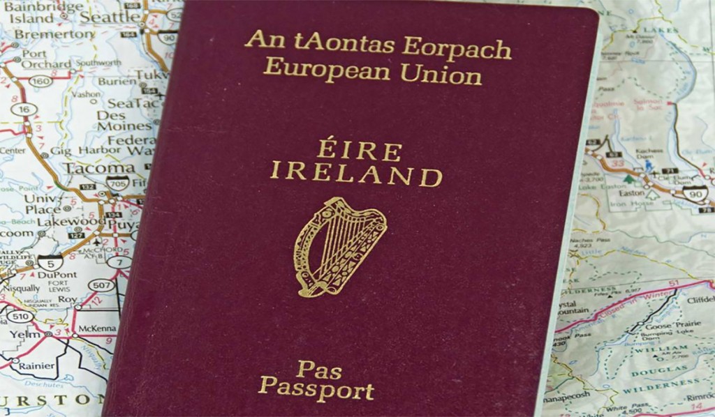 travelling to india on irish passport